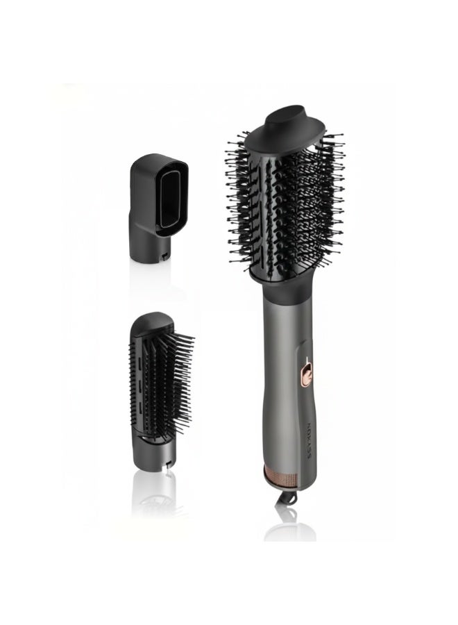 sokany SK-1934 Professional 3 in 1 Hair Dryer Brush 1600W, Drying, Straightening & Curling with Nano Ceramic & Ionic Technology, 360° Swivel Cord, Automatic Overheat Shut-Off, Ergonomic Design for Salon & Home Use, Suitable for All Hair Types - Image 1